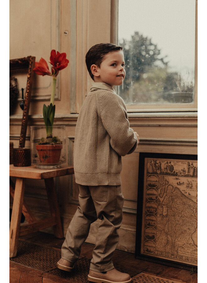 Baje Studio - Bercher pants cargo - Green moss