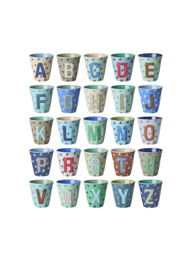 rice - Melamine alfabet beker – Sterren