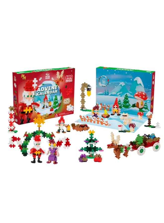 Plus Plus - Advent calendar - Santa's world