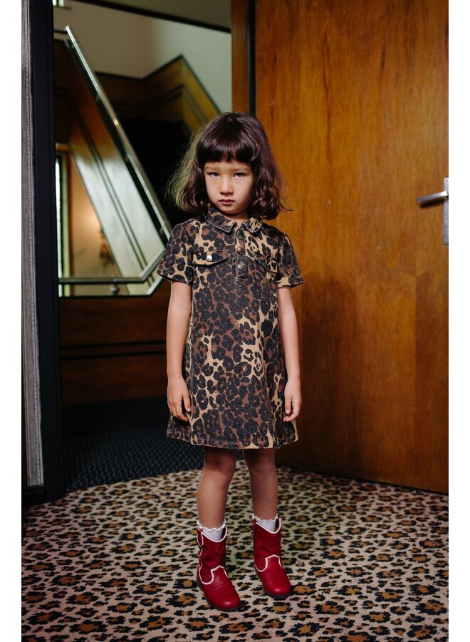 Call me Frankie - Leopard dress