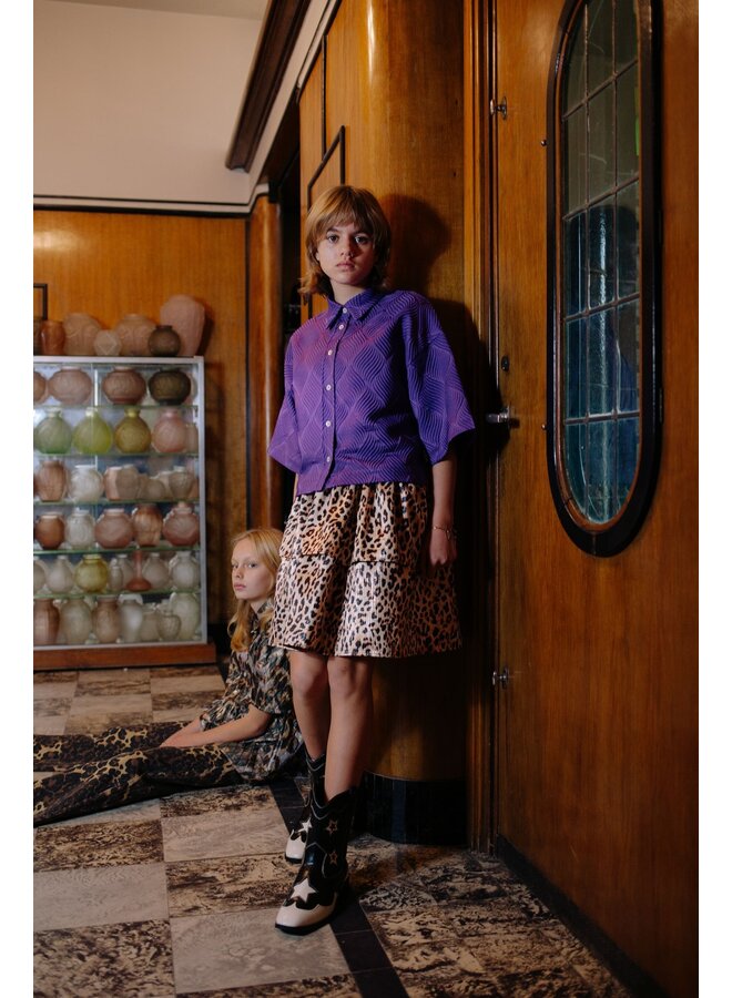 Call me Frankie - Purple blouse