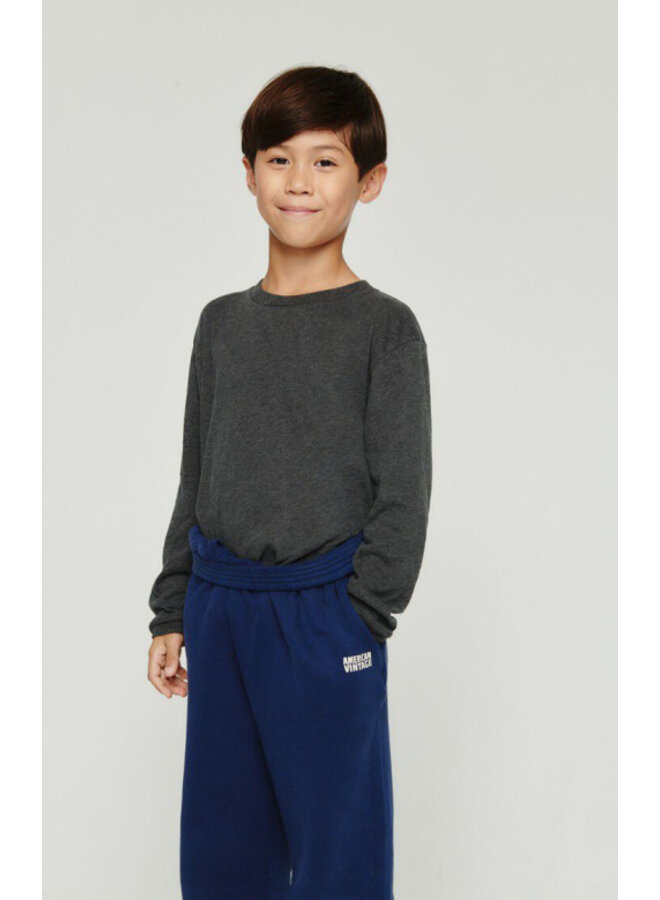 American Vintage - Gamipy t-shirt ML - Charcoal melange