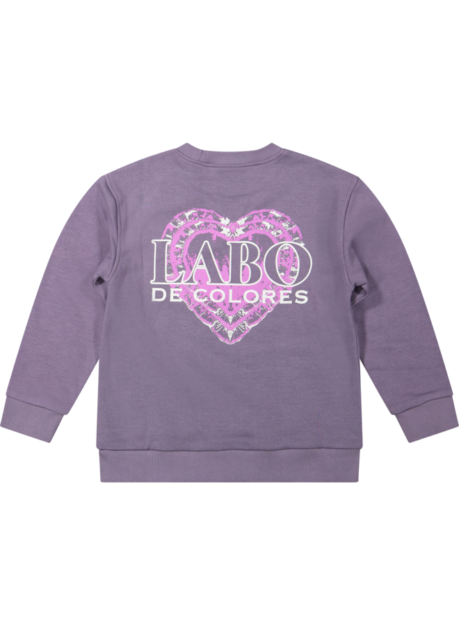 Labo de Colores - Tokio sweater - Purple sage