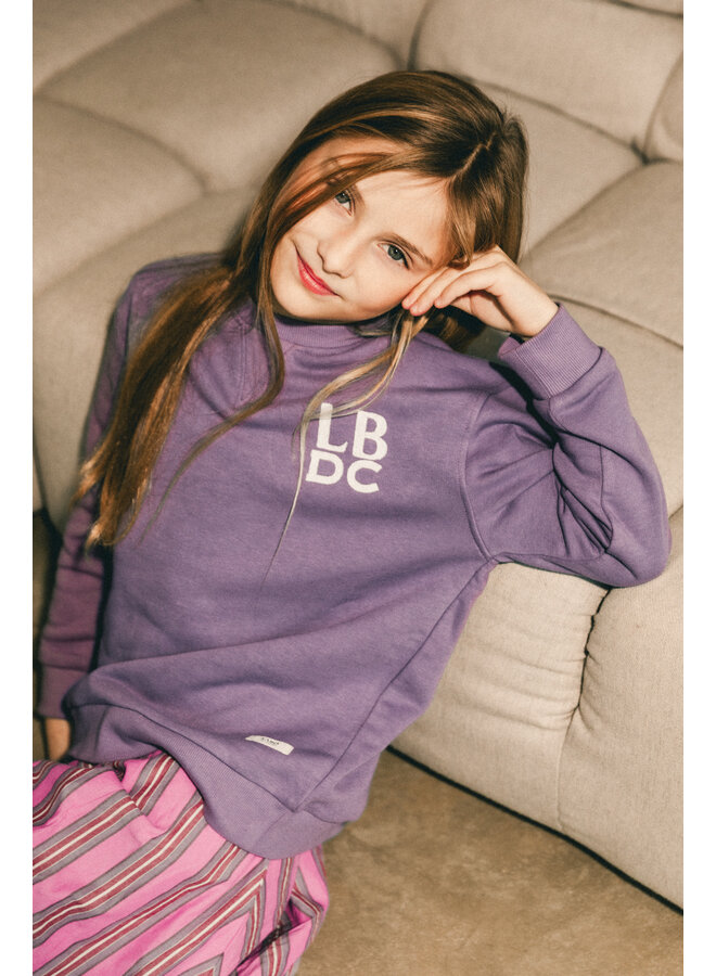 Labo de Colores - Tokio sweater - Purple sage