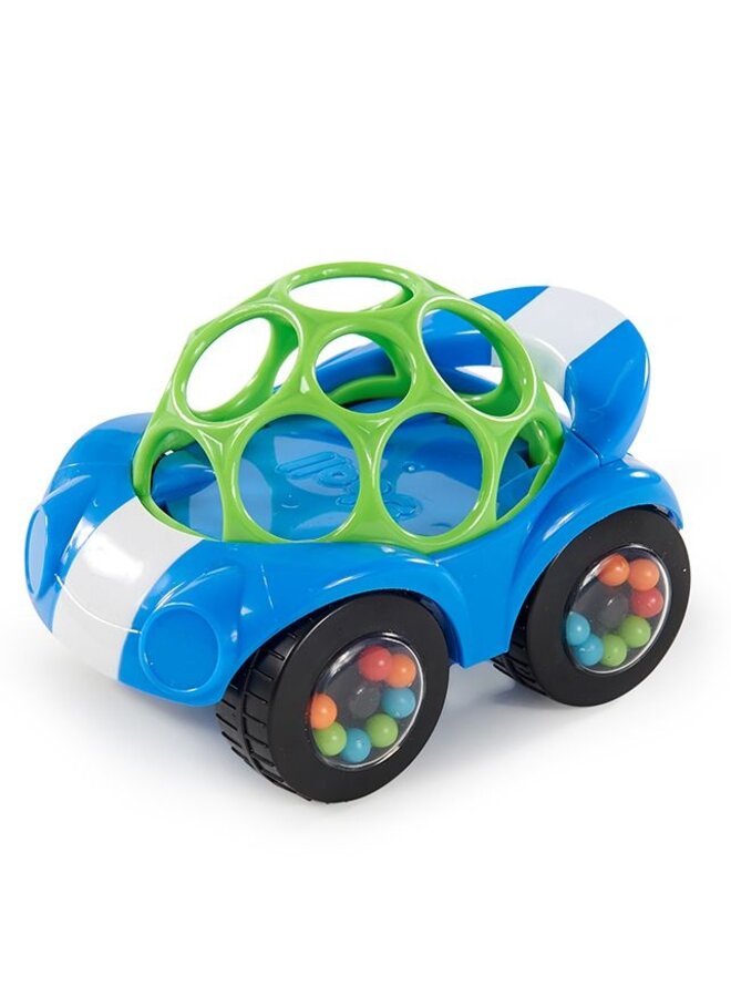 Oball - Rattle & roll buggie toy – Blue