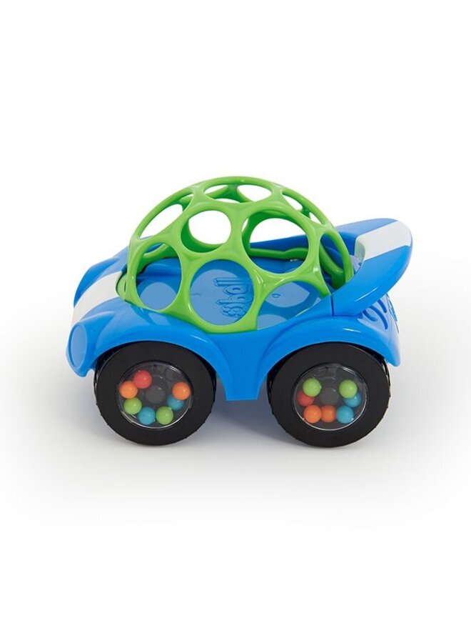 Oball - Rattle & roll buggie toy – Blue