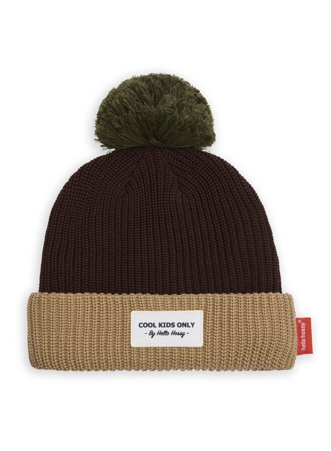Block beanie - Pistachio