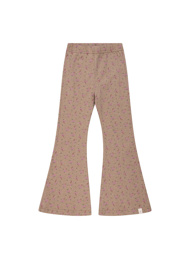 Navy Natural - Be flared - Brown melange flower