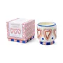 A dopo hearts ceramic candle - Rosewood vanilla