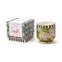 DesignWorks Ink - A dopo tiger ceramic candle - Black cedar & Fig