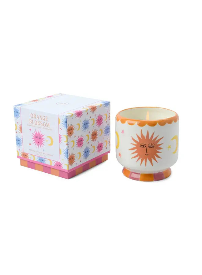 DesignWorks Ink - A dopo sun ceramic candle - Orange blossom