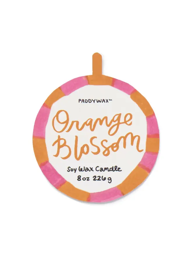 DesignWorks Ink - A dopo sun ceramic candle - Orange blossom