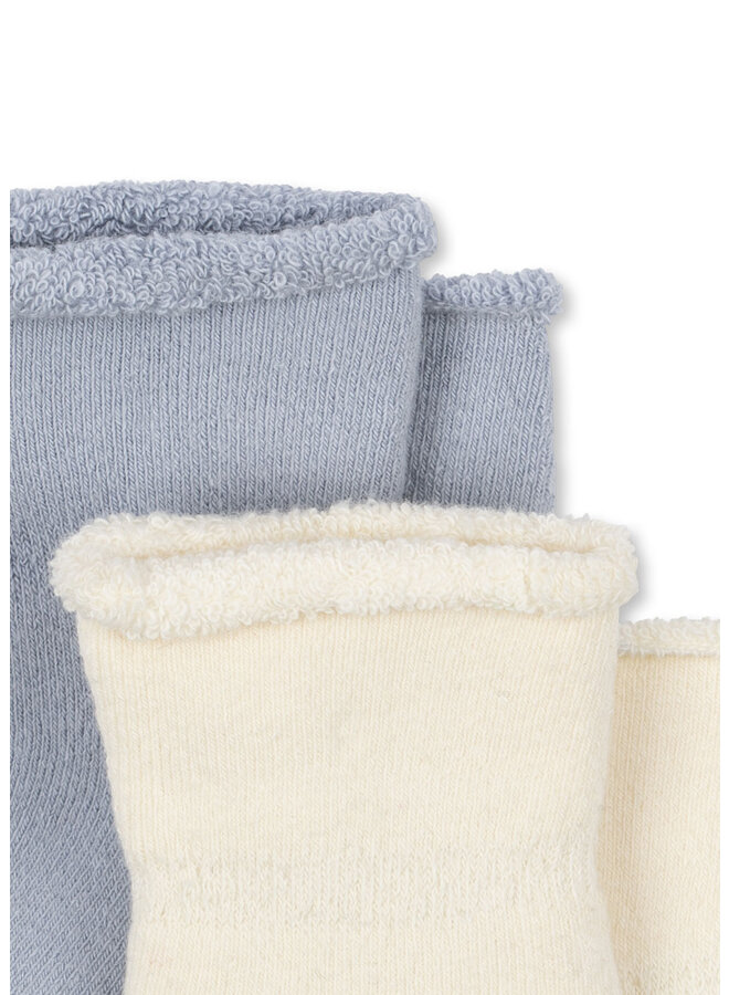 Fanga Fontana - Vicino 2 pack terry socks – Gray dawn