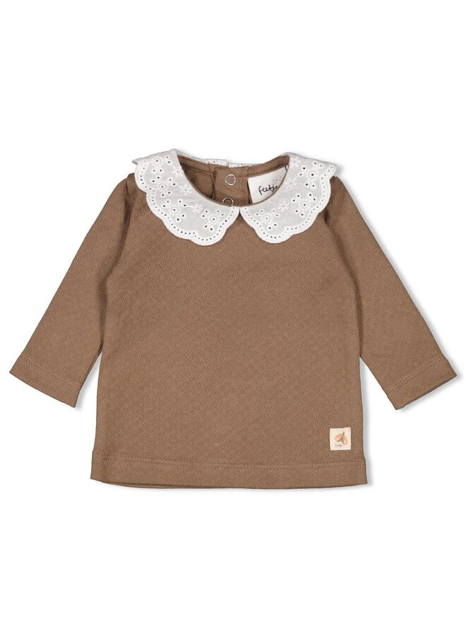 Feetje babykleding - Longsleeve - Dancing In The Moonlight - Bruin