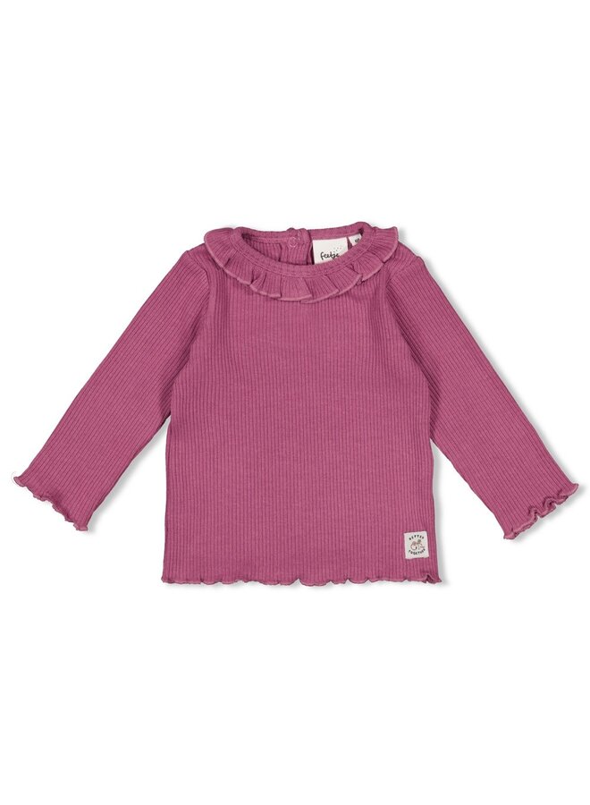 Longsleeve rib - Better Together - Lila