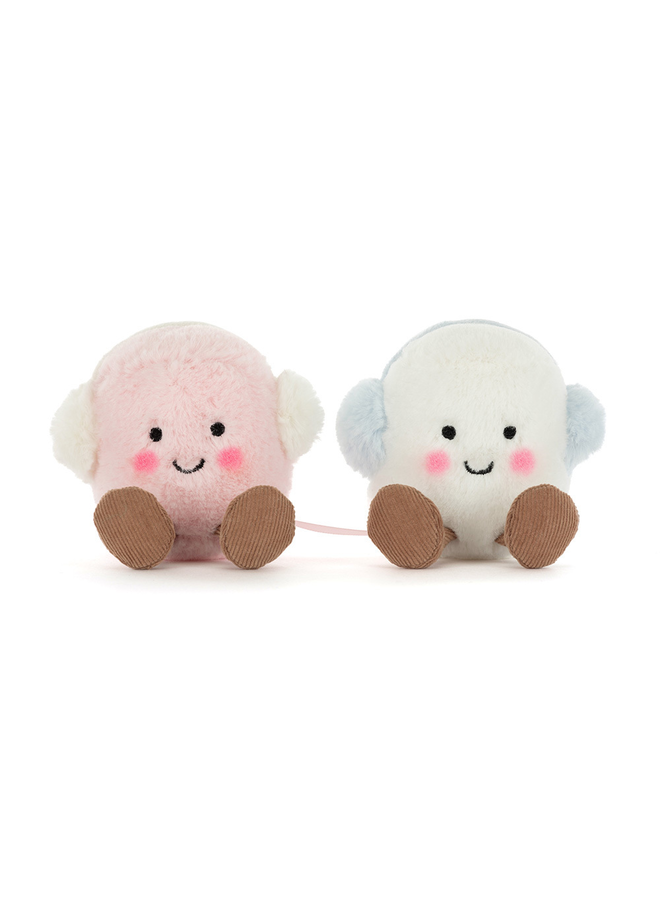 Jellycat - Amuseables Toastie Pink and White Marshmallows