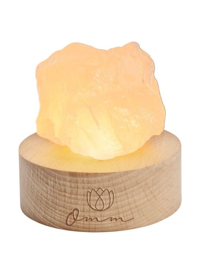 Moses - 63400 – Omm for you LED lamp zoutkristal