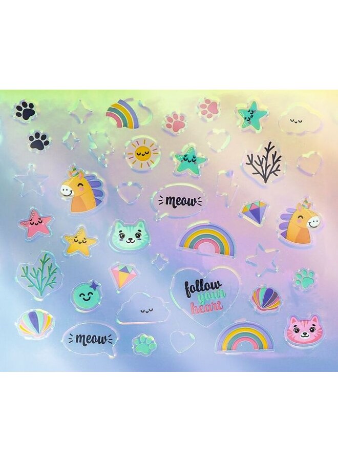 Moses - 26318 – Holografische stickers 82 op kaart