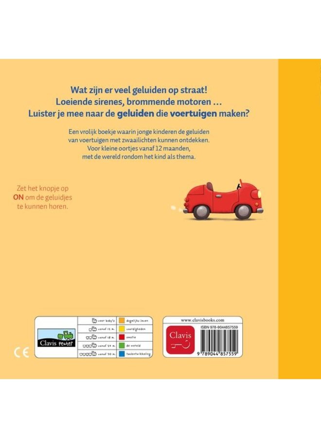 Clavis - Ruth Wielockx – Dag brandweerwagen en andere voertuigen (geluidenboekje)