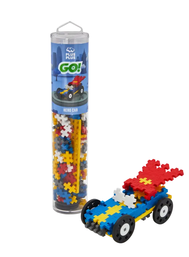 Plus Plus - Tube – Auto held (200 stukjes)