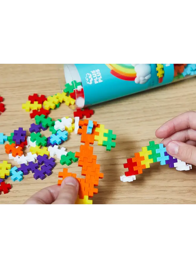 Plus Plus - Tube Regenboog: 240 stuks