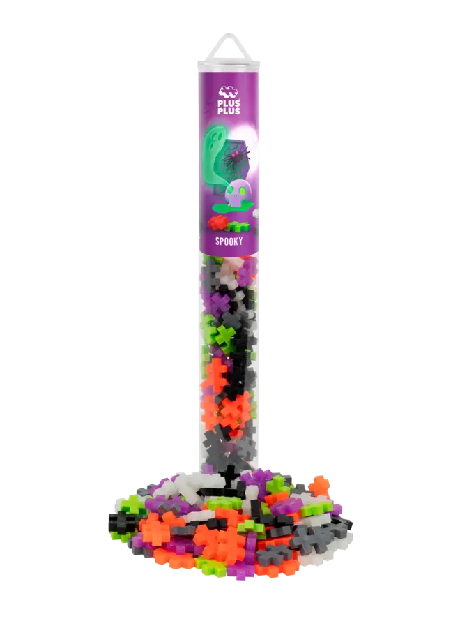 Plus Plus - Tube Spooky Mix: 100 stuks