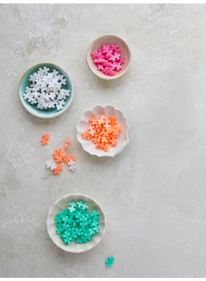 Plus Plus - Tube Pearl: 100 stuks