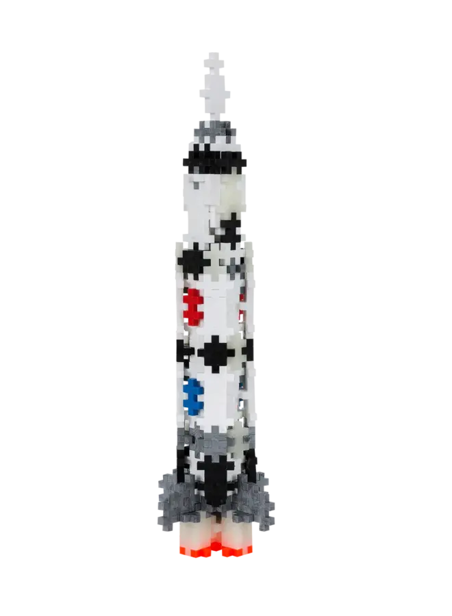 Plus Plus - Tube Saturn V Raket: 240 stuks