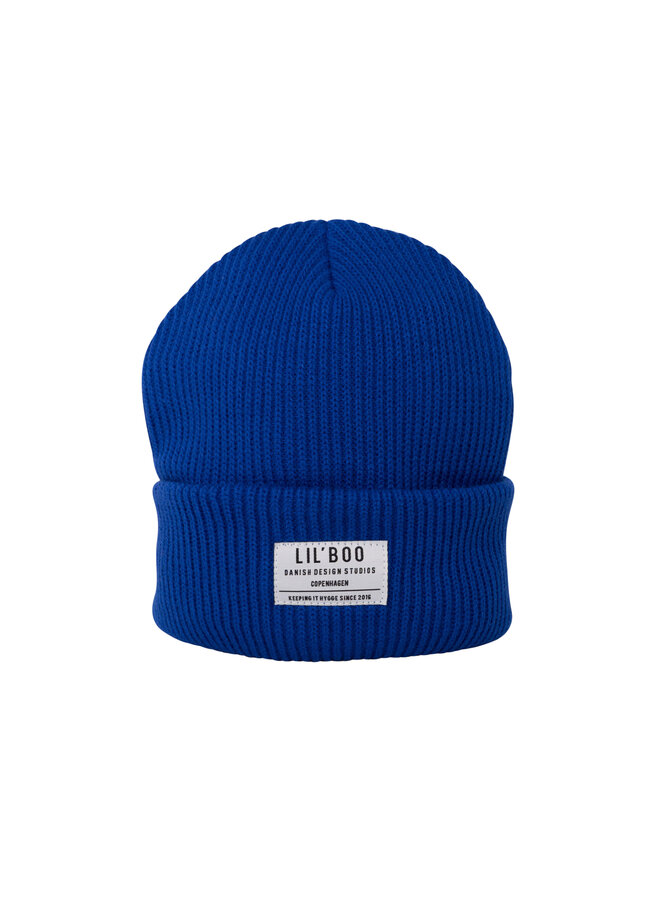 Hygge beanie - Bright blue