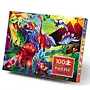 Crocodile Creek - Holographic foil puzzles, 100 stuks - Dino wereld