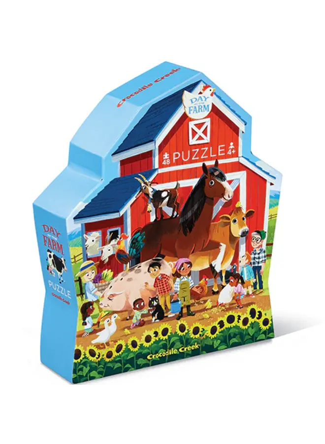 Puzzel 48 stuks - Dag op de boerderij