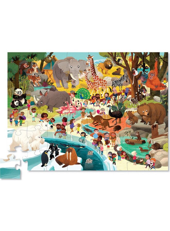 Crocodile Creek - 48 stuks - Dag in de dierentuin