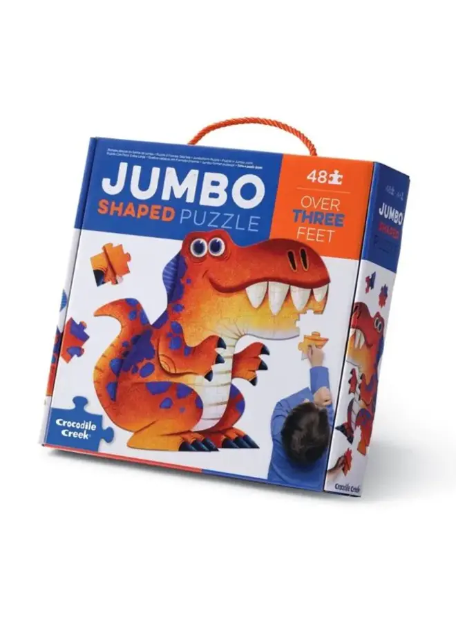 Jumbo puzzel, 48 stuks - Dinosaurus