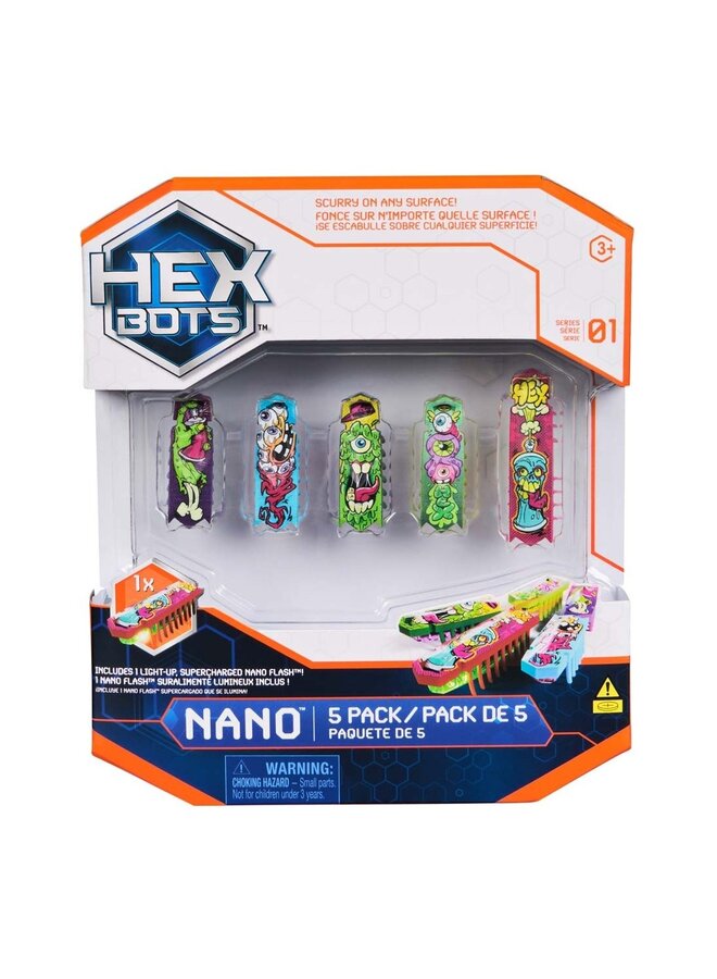 Hexbots - Nano Gift Pack 5-pack (1x Flash Nano, 4x Nano)