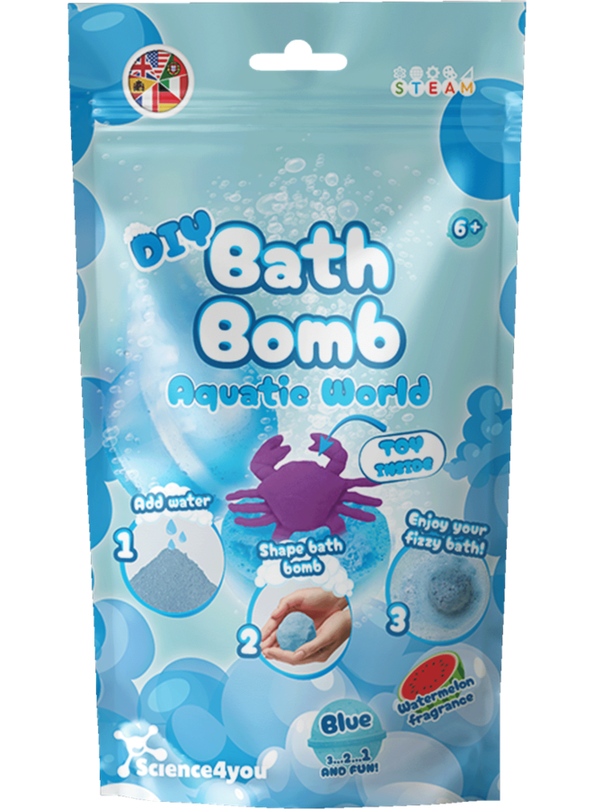 Bath bombs DIY - Blue bag