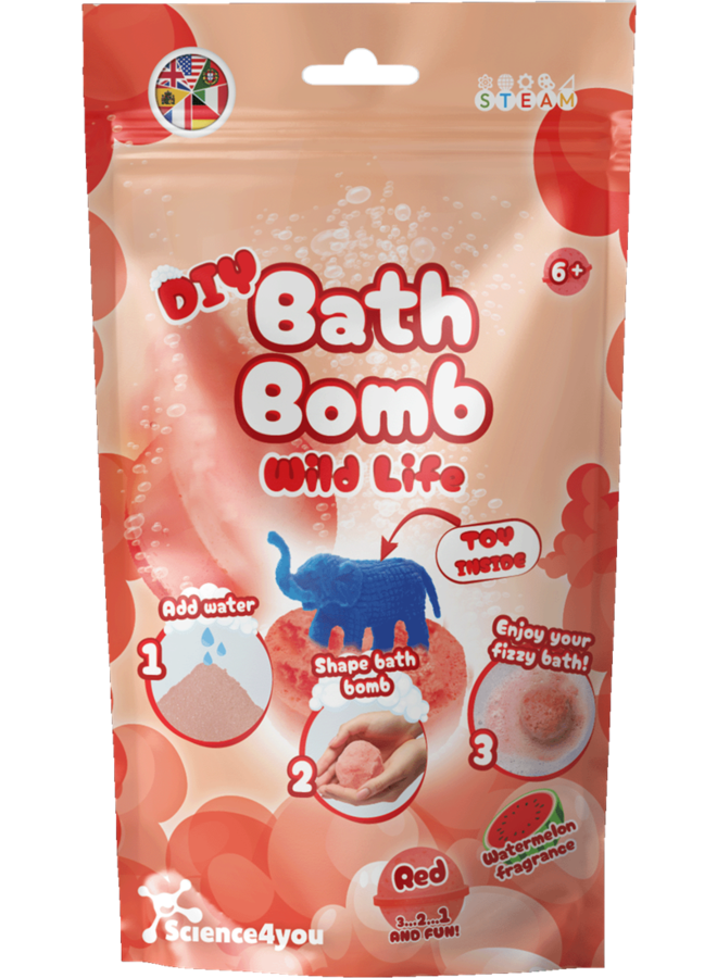 Science4you - Bath Bombs DIY Red Bag