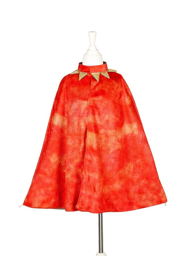 Souza! - Knight red dragon reversible cape (4/7Y)