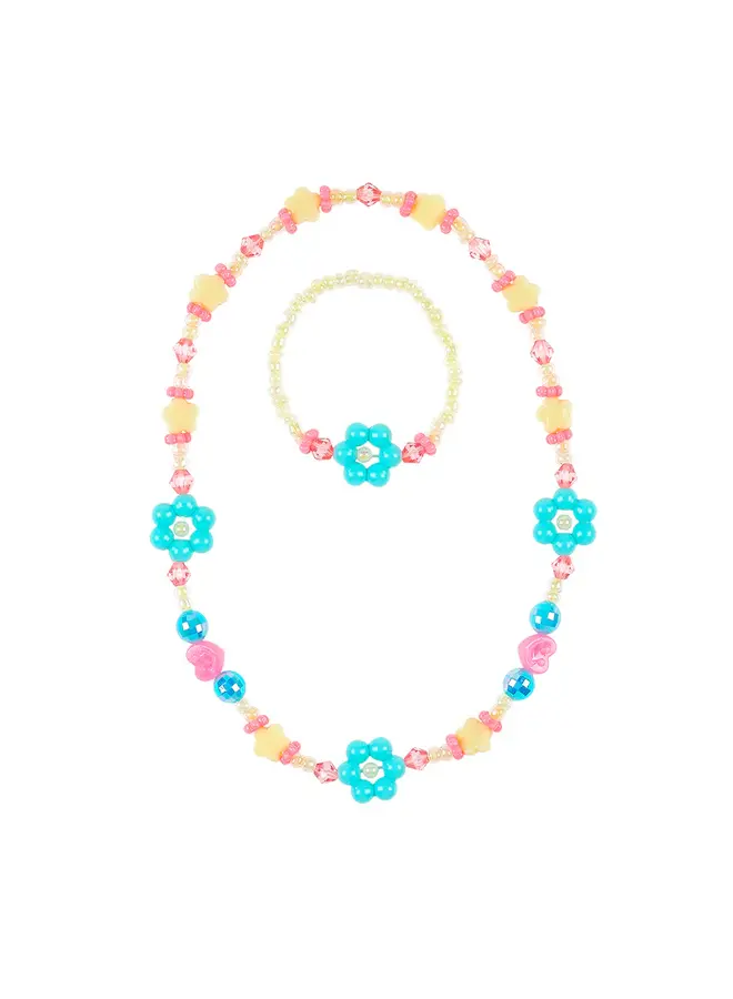 Souza! - Necklace & bracelet set Oda - Flower