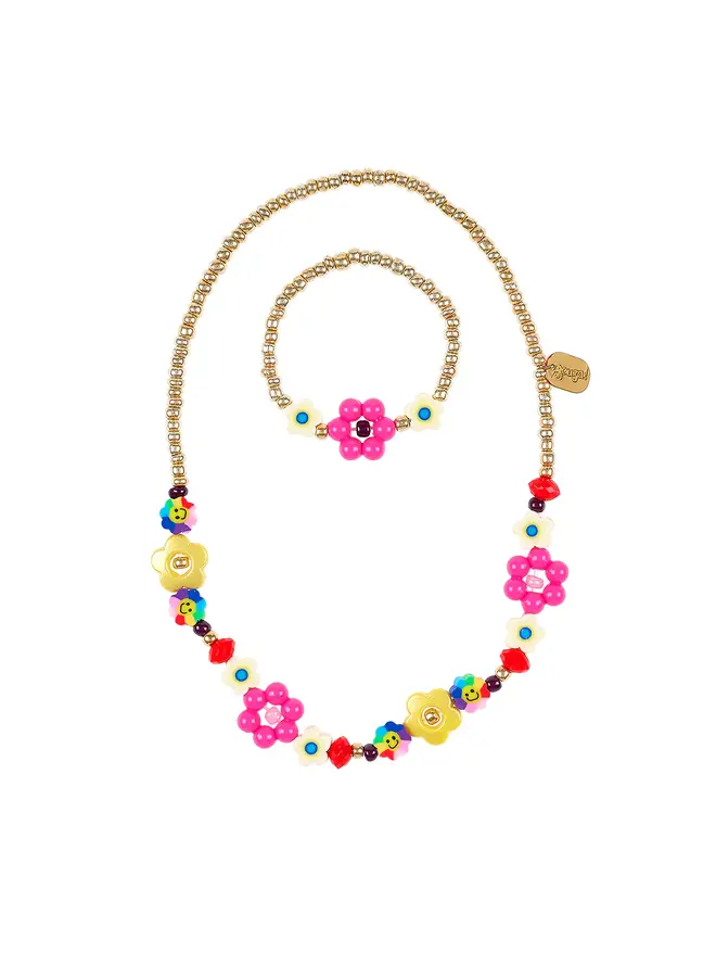 Souza! - Necklace & bracelet set Soof - Flower