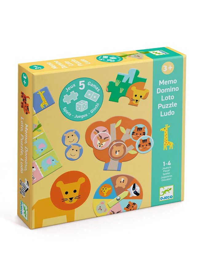 Wilde dieren – 5 spellen – DJ08276