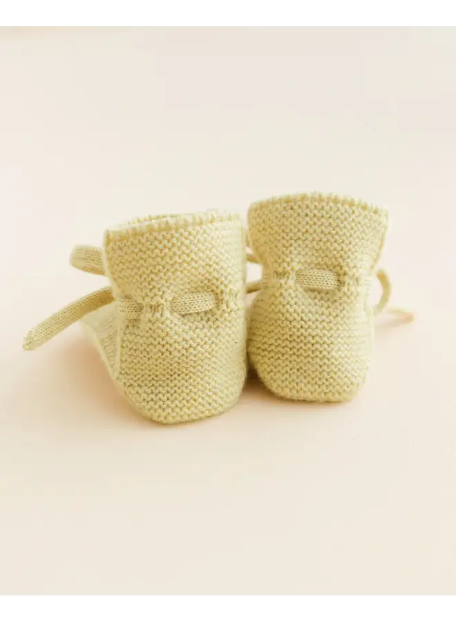 Hvid - Booties – Light yellow