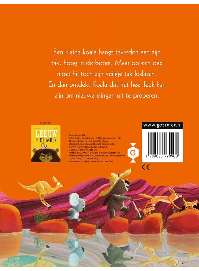 Gottmer - Rachel Bright - Laat maar los, koala (karton)