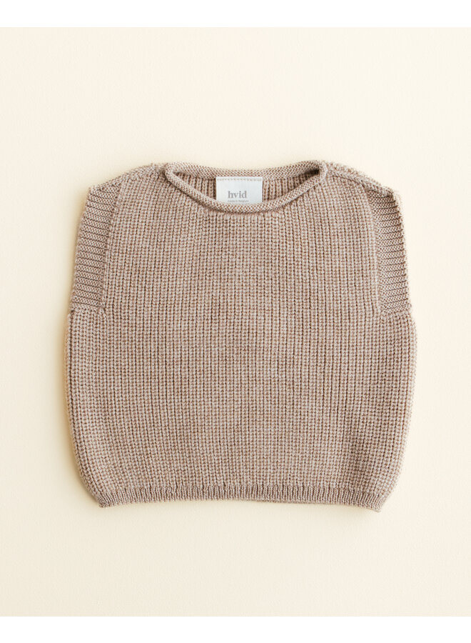 Hvid - Vest harvey baby – Sand
