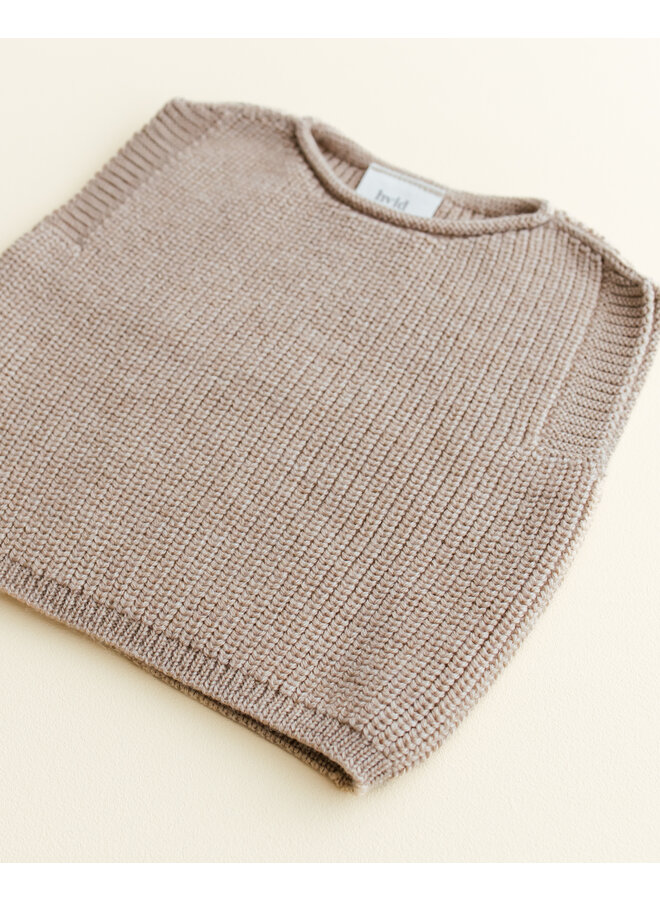 Hvid - Vest harvey baby – Sand