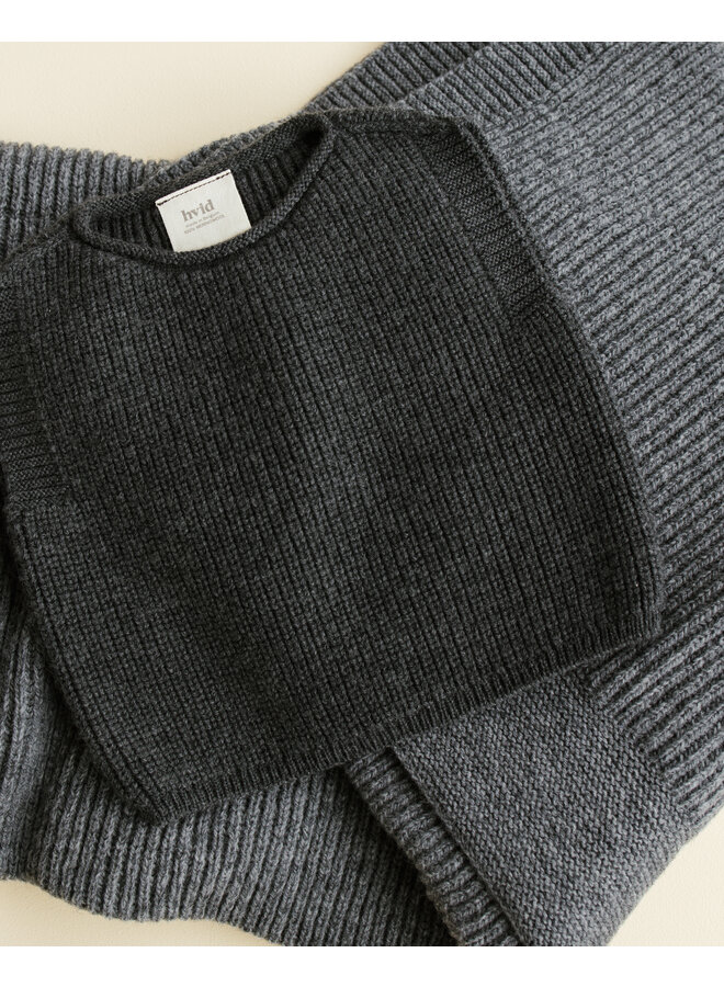 Hvid - Vest harvey baby – Charcoal