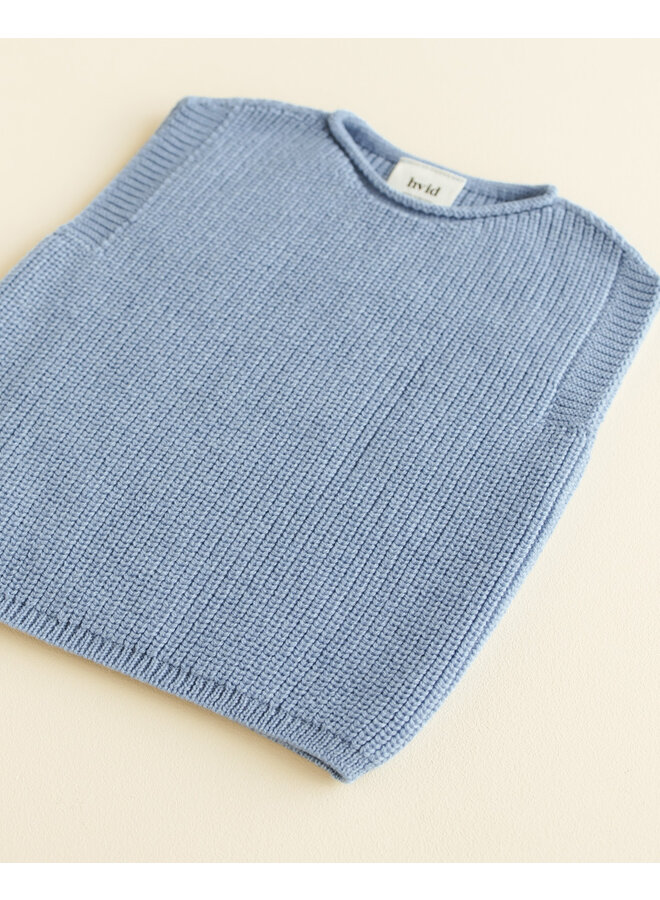 Hvid - Vest harvey baby – Light blue