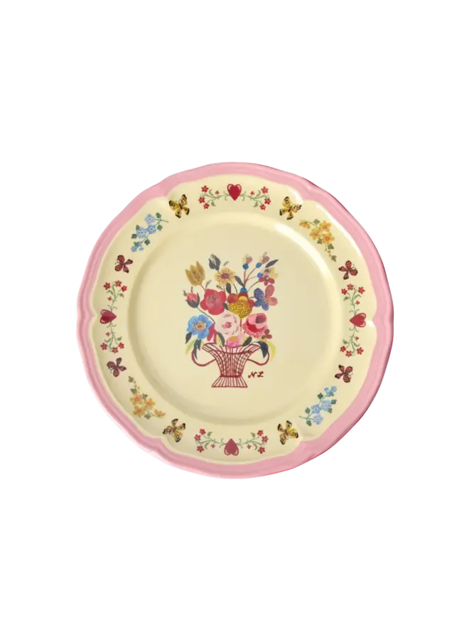 rice - Vintage bordje - Nathalie Lété vol. 2 print roze