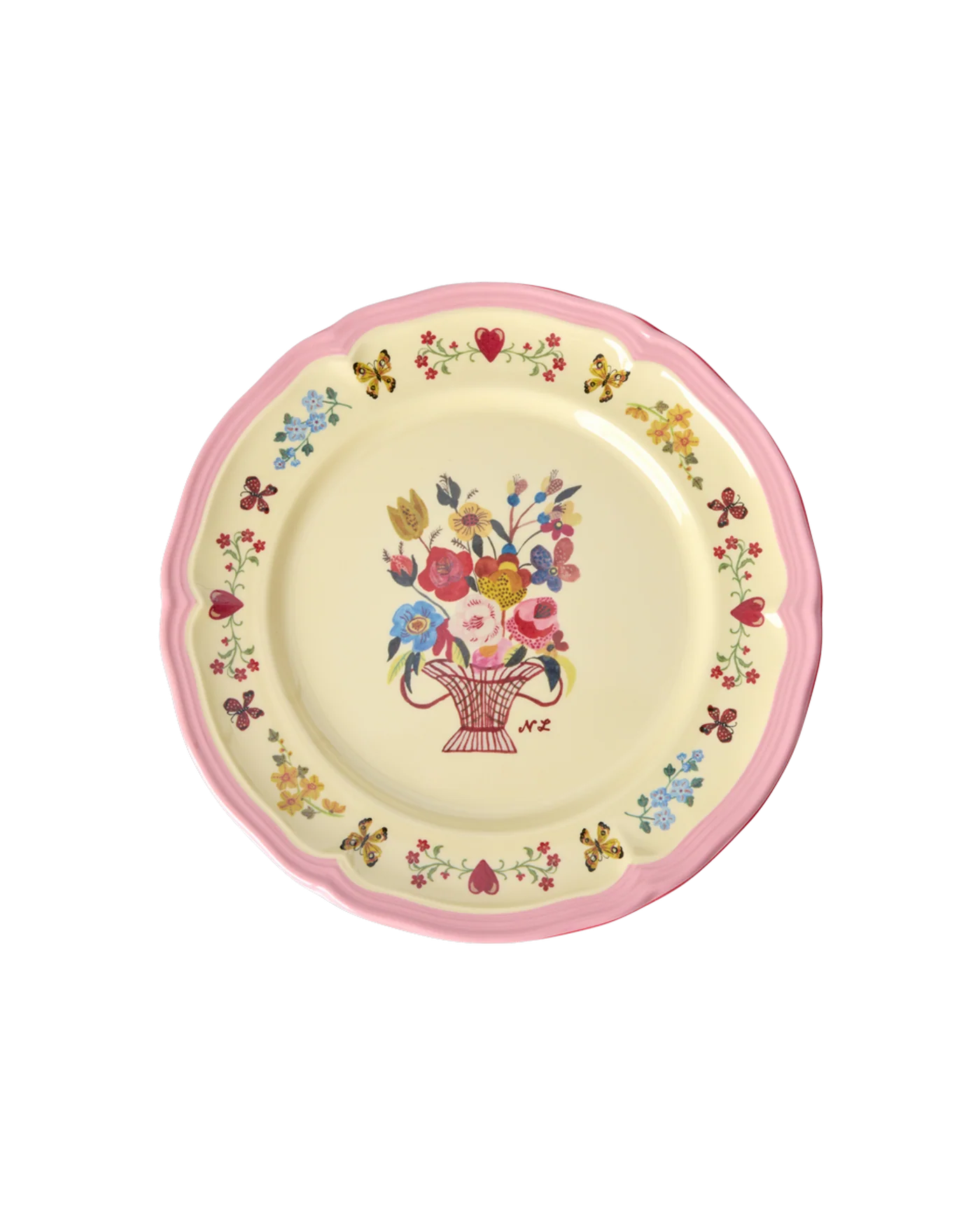 rice - Vintage bordje - Nathalie Lété vol. 2 print roze