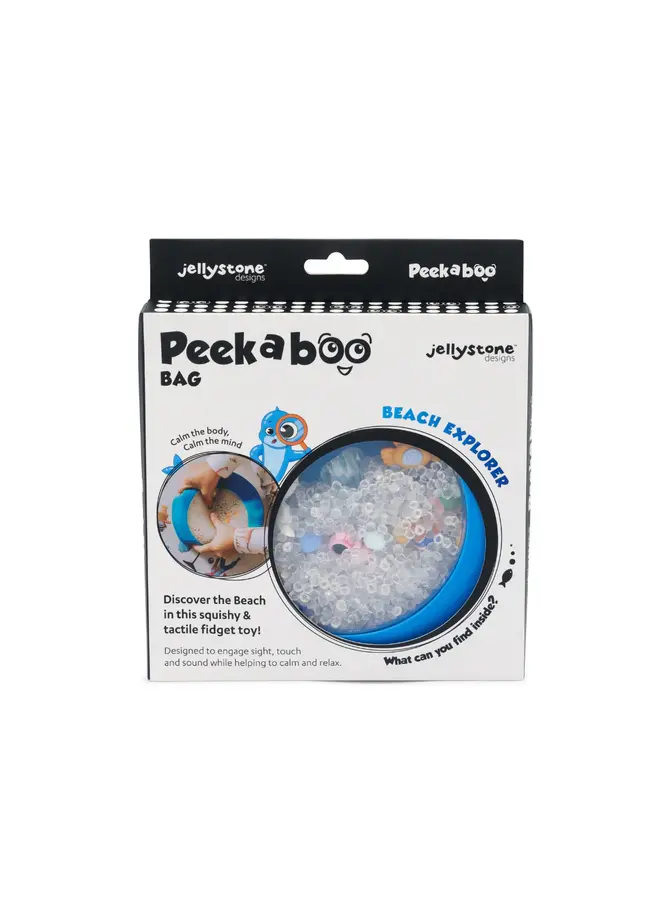 Jellystone Designs - Peekaboo sensory bag - Beach