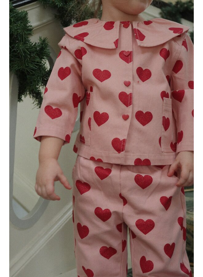 Konges Sløjd - Magot collar jacket - Amour glitter